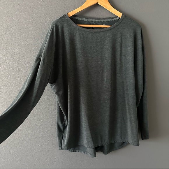 MPG Teal Blue Long Sleeve Top - Picture 2 of 4